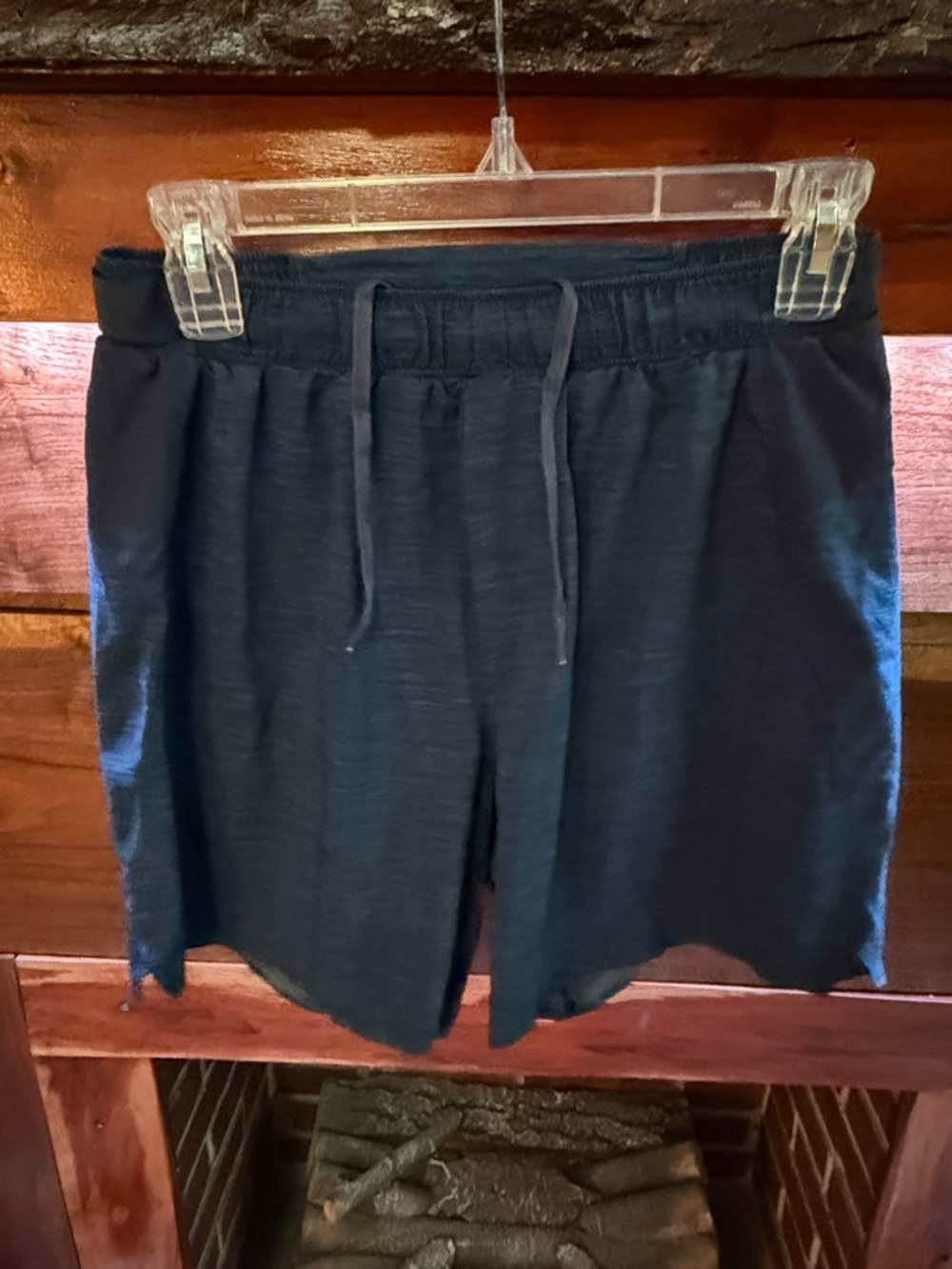 Lululemon Mens Lined 5” Navy Running  Shorts, Size Small